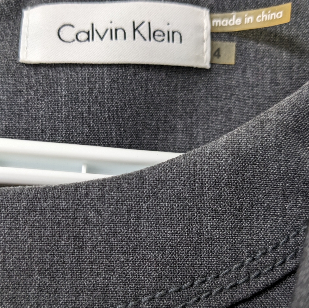 Calvin Klein Ruffle Shoulder Dress - Picture 7 of 9